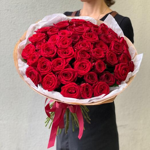 Bouquet of 51 red roses