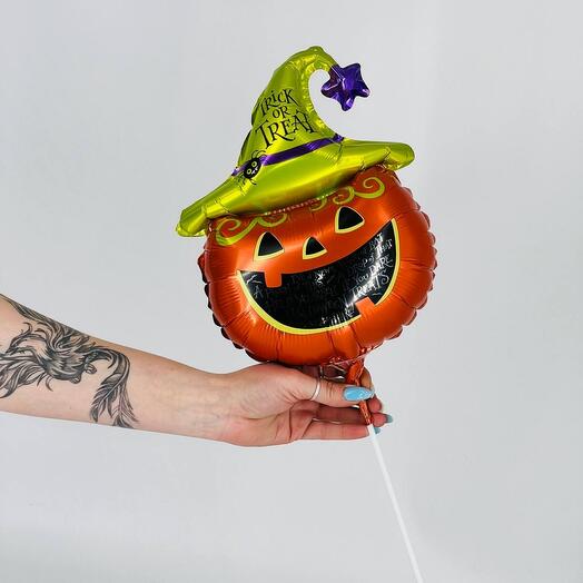 Воздушный шар зловещая тыква на хэллоуин Halloween