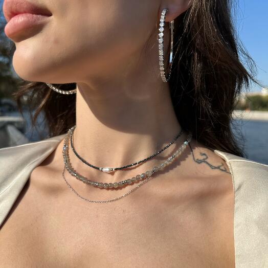 Крупные серьги кольца 5,5см