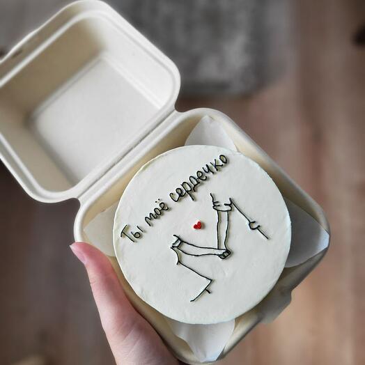 Бенто-торт "Ты - мое сердечко"