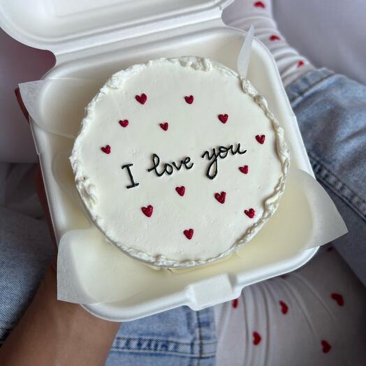 Бенто торт «I love you»