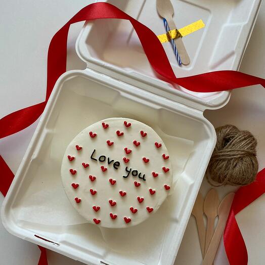 Бенто торт Love you