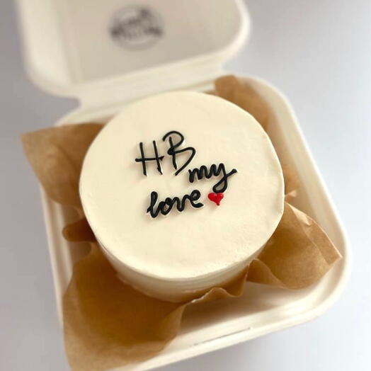 ПП бенто торт «HB my love»