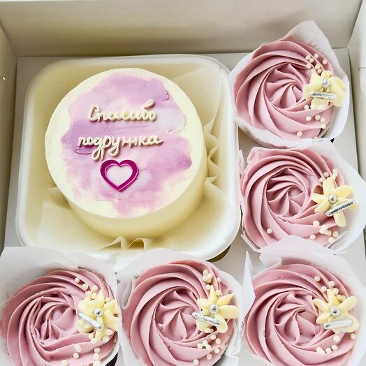Бенто торт+капкейки