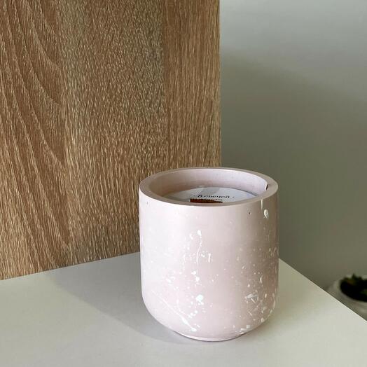 Свеча с ароматом «Нежный пион» ·P3·