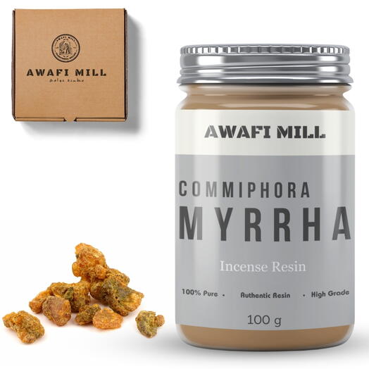 AWAFI MILL Myrrh Essence | Aromatic Resin - Bottle of 100 Gram