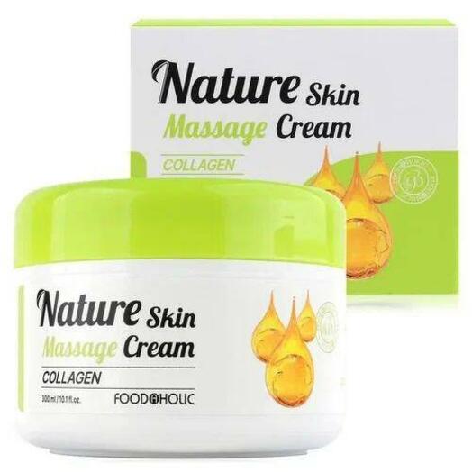 Foodaholic Крем Foodaholic Nature Skin Massage Cream Collagen - 300 мл