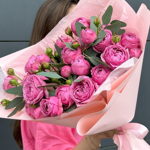 Букет пионовидные розы💞