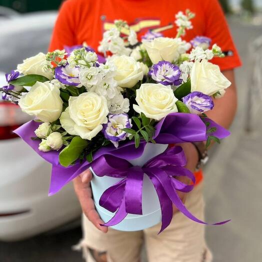 Цветы в коробке