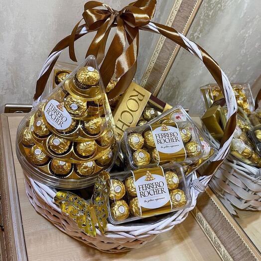 Букет Ferrero Rocher