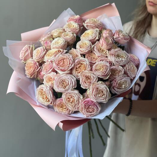Моно пионовидная кустовая Роза Тендрессе🤍