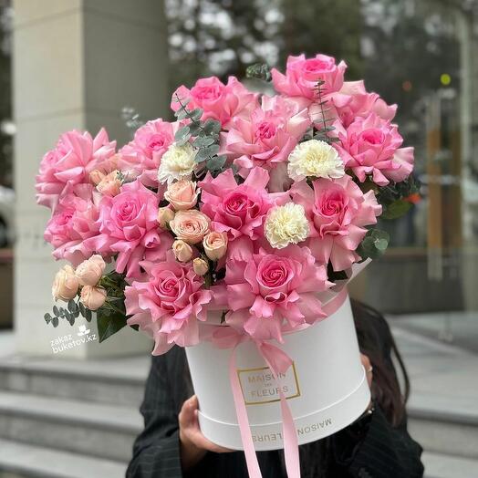 Букет "Мулен Руж" розовые