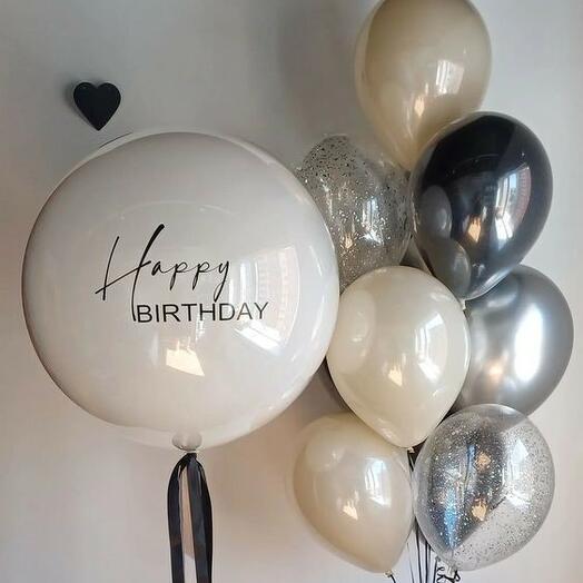 Воздушные шары "Happy BIRTHAY"