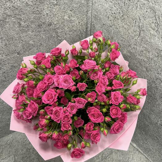 Mono bouquet of bush rose Love Lydia