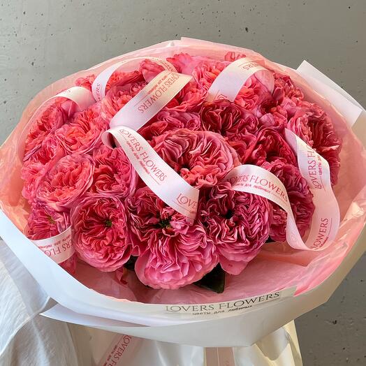 Моно пионовидные розы