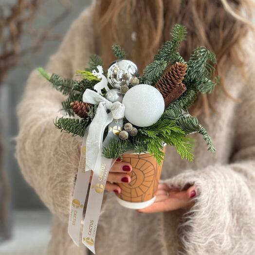 Хвойный стаканчик WHITE