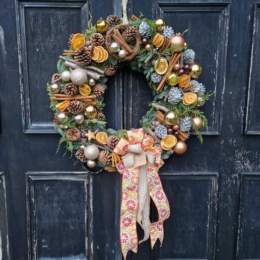 Cinnamon Magic Door Wreath