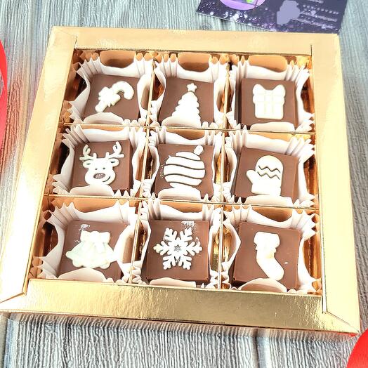 Адвент календарь из шоколада