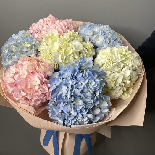 Букет из гортензии (7 стеблей)