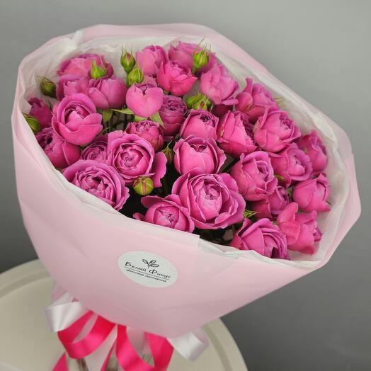 Peony-shaped bush roses Misty Bubbles 9 pcs