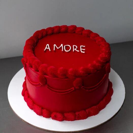 Торт 1 кг в стиле ламбет «Amore»