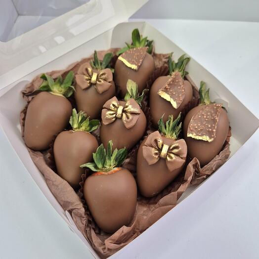 Fresas cubiertas de chocolate / milk Paradise xs