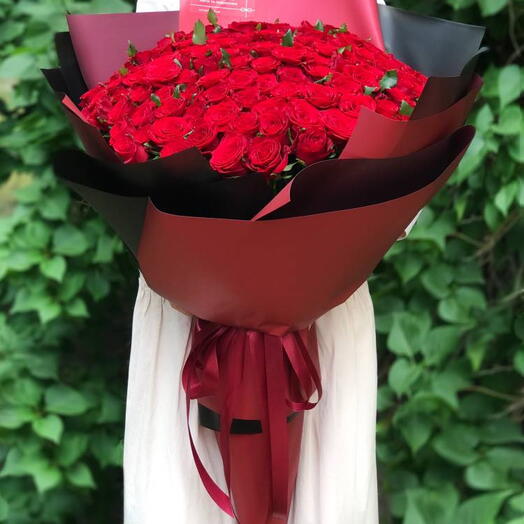 Bouquet of 151 red roses