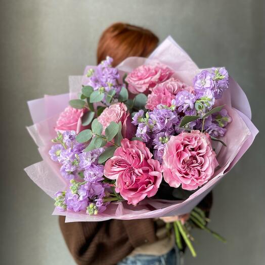 Букет «так любить, чтоб замирало сердце🌸»