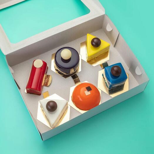 Набор пирожных «Геометрия вкуса»