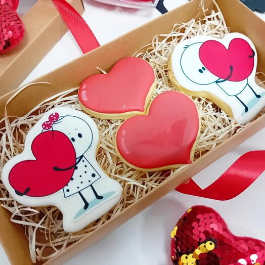 Galletas Decoradas con Corazon