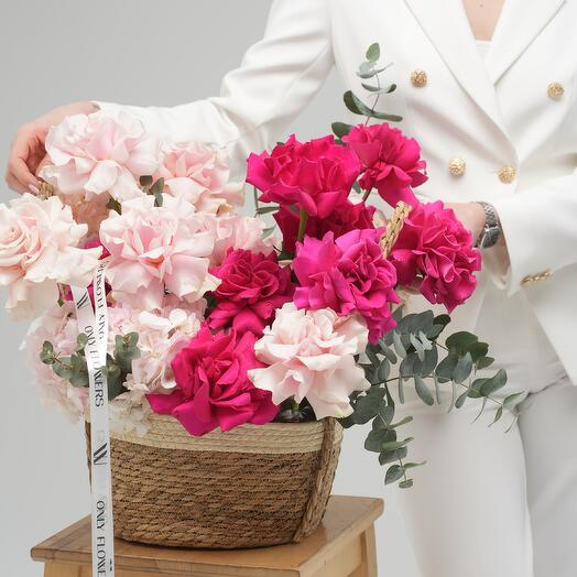 «ВАУ!» корзина «цветущая весна»