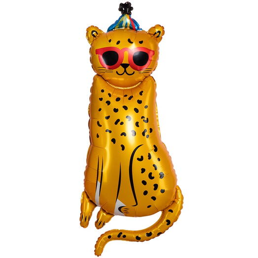 Воздушный шар гелий Леопард. Helium foil balloon Lepard