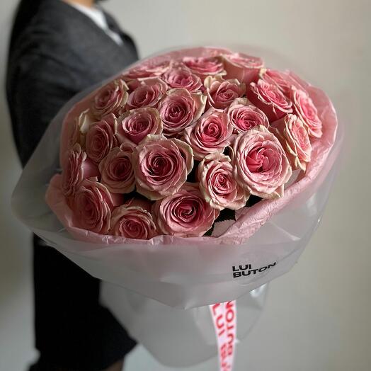 Букет "25 роз джералдин"