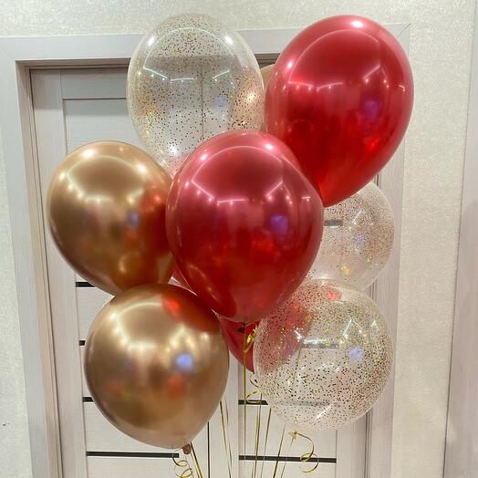 Шары на день рождения, в потолок