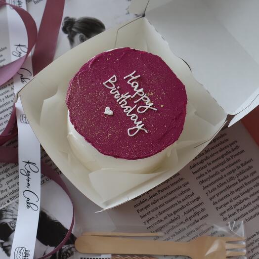 Bento cake "Happy birthday"
