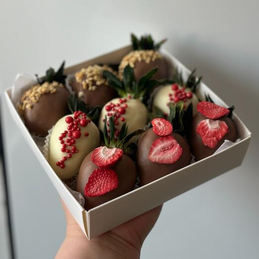 Клубника в шоколаде 9🍓 микс вкуса