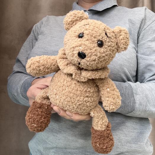 Игрушка ручной работы «мишка коричневый »
