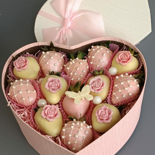 Бокс с клубникой в шоколаде🍫