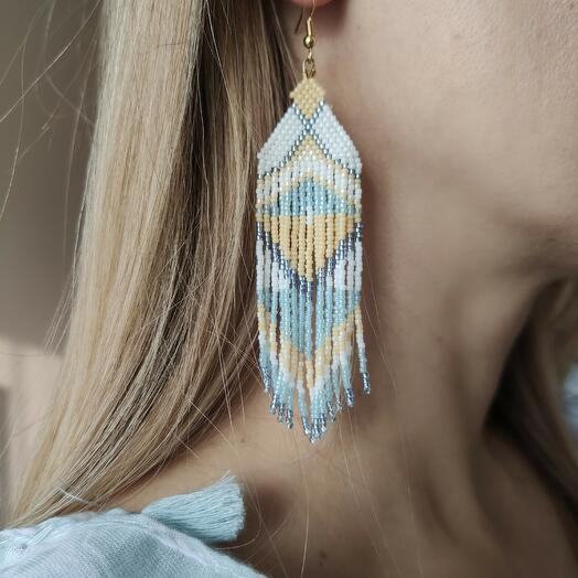 Серьги Геометрия Earrings Geometry