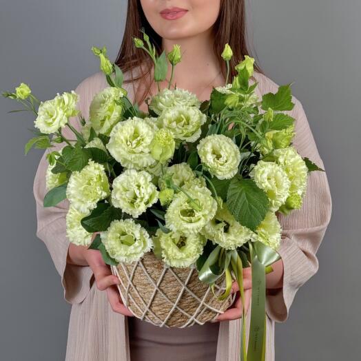 Цветы Букет Art Flowers Зелёная Симфония