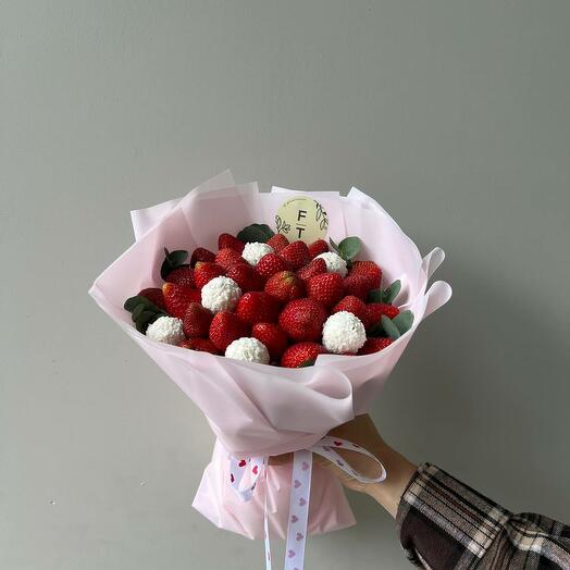 Fresas con rafaello