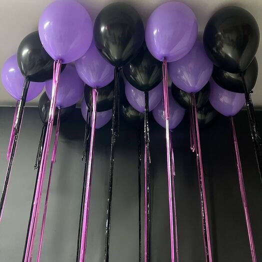 Шары на день рождения "Сиреневая страсть"