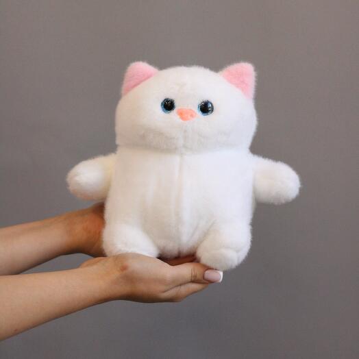 Мягкая игрушка Белый котик