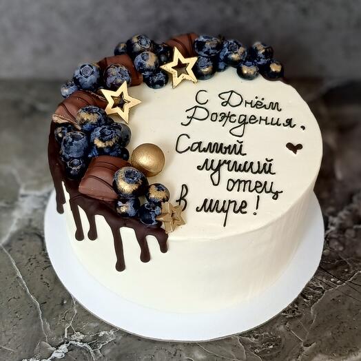 Торт на день рождения, юбилей для отца, папы, дедушки