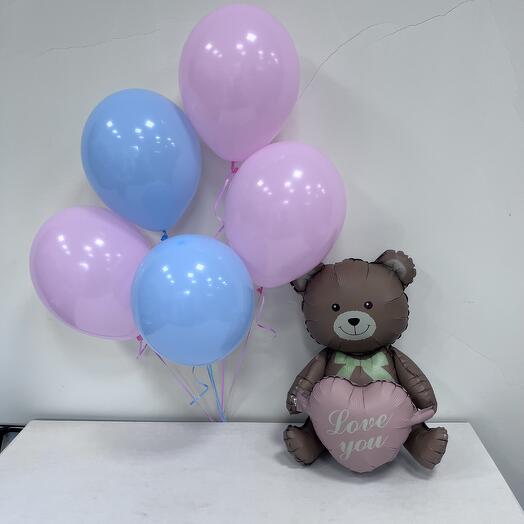 Набор шаров «Нежная любовь»