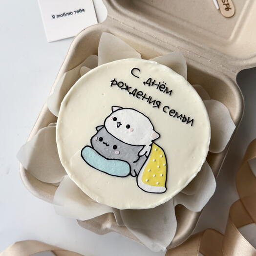 Бенто «Котики под одеялом»