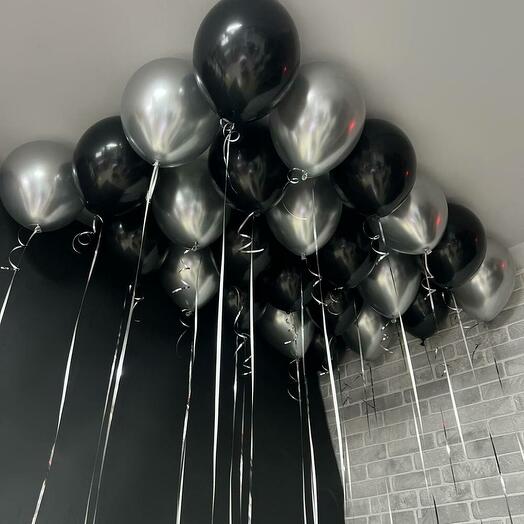 Элегантное серебряно-черное облако