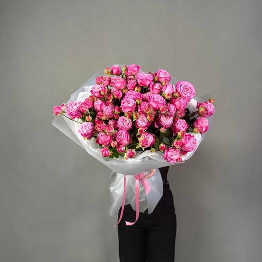 Букет «Для Любимой» из кустовой розы 🌷