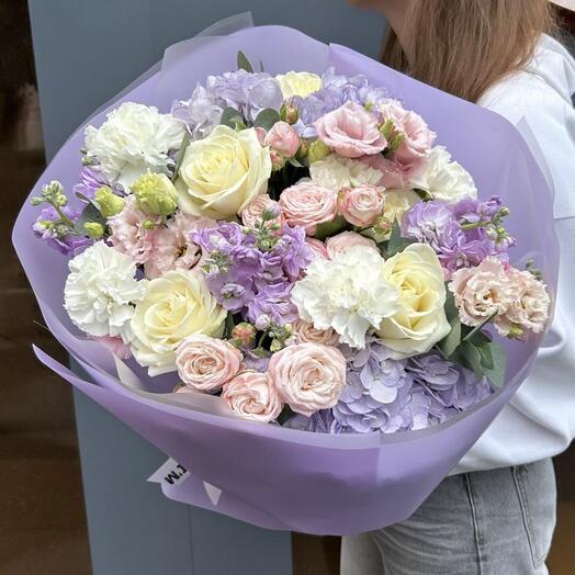 Авторский сиреневый букет💜