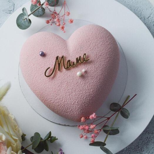 Муссовое сердце Маме